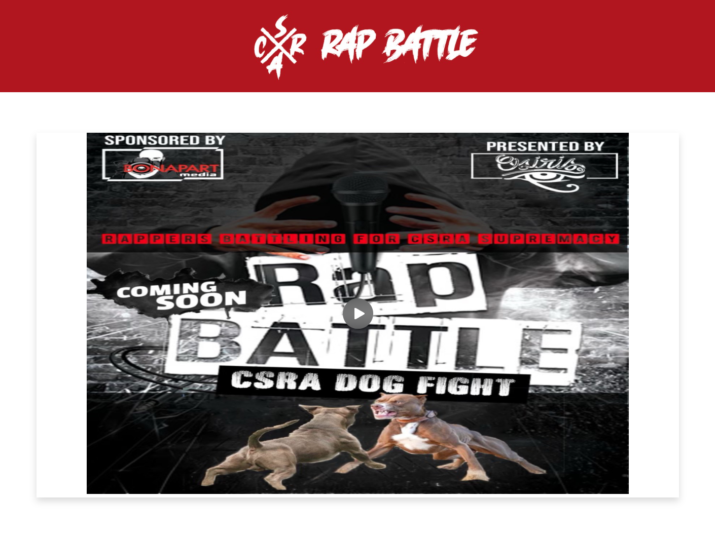 CSRA Rap Battle